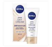 Nivea Crema facial para el día, tinte claro, hidratante, Daily Essentials, SPF 15, tubo de 50 ml