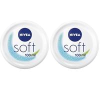 NIVEA Crema hidratante suave y refrescante (100 ml), crema ligera con vitamina E y aceite de jojoba 100% natural, crema para la piel de absorción rápida para una piel notablemente relajada
