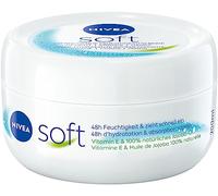 NIVEA Crema hidratante suave y refrescante (200 ml), crema ligera con vitamina E y aceite de jojoba 100% natural, crema para la piel de absorción rápida para una piel notablemente relajada