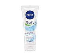 NIVEA Crema suave en paquete de 1 unidad (1 x 75 ml), crema hidratante refrescante con aceite de jojoba y vitamina E, crema nutritiva para la cara, el cuerpo y las manos