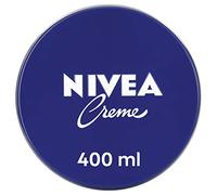 NIVEA Creme, Crema hidratante corporal y facial para toda la familia, Crema universal para una piel suave e hidratada, Crema multiusos, Sin fragancia, 400 ml (Paquete de 1)