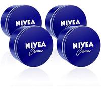 NIVEA Creme en pack de 4 (4 x 400 ml), crema hidratante corporal, crema facial para toda la familia, crema universal para una piel suave e hidratada, crema multiusos