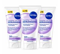 Nivea Cuidado Diario Calmante LSF 15 Sin Perfume 50 ml Pack De 3