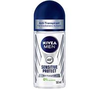 Nivea Deo Hombres Sensibles Protect Deoroller, Antitranspirant, Paquete 6er (6 x 50 ml)