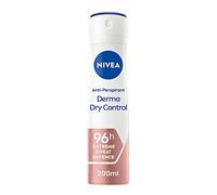 NIVEA Derma Control 96h - Desodorante en espray (1 x 200 ml), antitranspiración, humedad y olores, desodorante clínicamente aprobado para mujeres con fórmula patentada