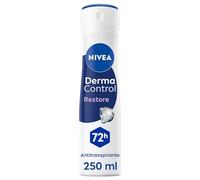 NIVEA Derma Control Restore - Desodorante Antitranspirante para Mujer - 72h de Protección contra el Sudor - Con Ácido Hialurónico y Vitamina E - No Irrita las Axilas - Pieles Sensibles - Spray 250 ml