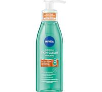 NIVEA Derma Skin Clear - Gel limpiador para una piel visiblemente mejorada, limpieza facial eficaz para pieles con impurezas con ácido salicílico y niacinamida (150 ml)