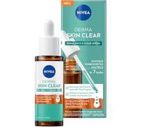 NIVEA Derma Skin Clear Rebalance & Clear Serum, cuidado facial para una piel visiblemente mejorada, sérum hialurónico hidratante con niacinamida (30 ml)