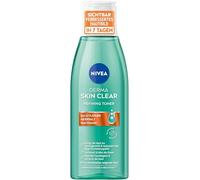 NIVEA Derma Skin Clear Refining Tóner, suavizador de poros tónico facial para mejorar visiblemente la apariencia de la piel, limpieza facial con ácido salicílico y niacinamida (200 ml)