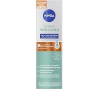 NIVEA Derma Skin Clear - Suero exfoliante nocturno para el cuidado facial para una piel visiblemente mejorada, exfoliante de suero de niacinamida con AHA y BHA (40 ml)