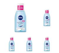 NIVEA Desmaquillante suave de ojos para zonas sensibles de los ojos, 125 ml (Paquete de 5)