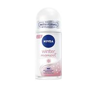 NIVEA Desodorante de Winter Moment Roll-On (50 ml), refrescante antitranspirante, desodorante con protección antitranspirante de 48 h y fragancia invernal de larga duración