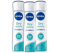 3x 150ml Nivea Dry Activo Anti Transpirant 72h Deo Protección Sudor Fórmula
