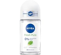 NIVEA Desodorante en roll-on Fresh Pure sin aluminio (ACH) y alcohol etílico para 48 horas de protección y cuidado, desodorante con aroma a jazmín (50 ml)