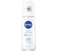NIVEA Desodorante en spray Fresh Natural sin aluminio (ACH) con cuidado suave, desodorante antibacteriano con protección de 48 horas y fórmula exclusiva INFINIFRESH (75 ml)