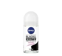 NIVEA Desodorante invisible original antitranspirante en negro y blanco, paquete de 6 (6 x 50 ml) Desodorante 48 horas para mujer, antimanchas, antitranspirante