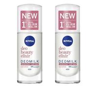 Nivea Desodorante Leche Fresca RollOn Desodorante Belleza Elixir Piel Suave 4...