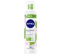 NIVEA Desodorante NATURALLY GOOD EcoAir con spray de té verde (1 x 125 ml), desodorante para mujer con eficacia 24H, desodorante comprimido natural con 95 % de ingredientes naturales