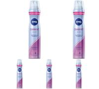 NIVEA Diamond Gloss Styling Spray de fortalecimiento para el cabello con protección UV, pantenol y vitamina B3, laca para el cabello para un peinado glamuroso con 24 horas (nivel de agarre 4), spray