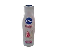 NIVEA Diamond Shine - Champú suave (250 ml), champú nutritivo con partículas de diamante, champú de cuidado intensivo para cabello normal y opaco