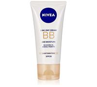 Nivea Diarios Esenciales BB Cream SPF 10 5 en 1 Beautifying Crema hidratante de Cara, 50 ml, luz, pack de 3