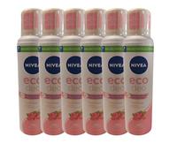 Nivea Eco Deo Fresh Rosé, 6 x 150 ml antitranspirante spray 48 horas de protección