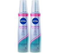 NIVEA Espuma Diamond Volume Care 150 ml (Paquete de 2)