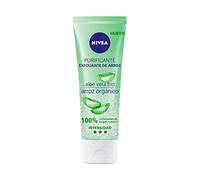 NIVEA Exfoliante Facial de Arroz Purificante (75 ml), gel exfoliante con ingredientes de origen natural, exfoliante para eliminar los puntos negros, ideal para piel mixta