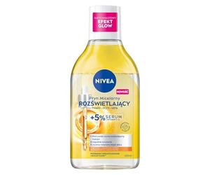 NIVEA Fluido micelar iluminador con 5% de sérum de 400 ml