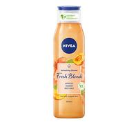 NIVEA Fresh Blends - Gel de ducha de albaricoque (300 ml), gel de ducha para mujer con aroma a albaricoque, gel de ducha vegano hecho con jugo natural de albaricoque y mango, y leche a base de plantas