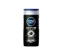 Nivea Gel de ducha de 250 ml para hombre Active Clean (pack de 5)