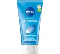 NIVEA Gel de lavado refrescante, gel limpiador suave con vitamina E y flor de loto, limpieza facial suave revitaliza e hidrata la piel (150 ml)