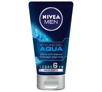 6 unidades AQUA GEL PARA EL CABELLO WET LOOK Efecto mojado Nivea FOR MEN