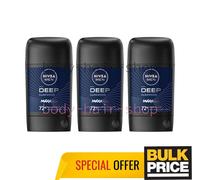 Nivea Men Deep DarkWood Negro Carbón Roll-On Desodorante 72H Protección Paque...