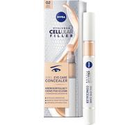 NIVEA Hyaluron Cellular Filler 3 en 1 Crema Corrector de Ojos Color Natural, 4 ml
