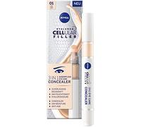 NIVEA Hyaluron Cellular Filler Corrector 3 en 1 para el cuidado de los ojos ligero (4 ml), antiedad con hialurón para ojeras, enrojecimiento y espinillas