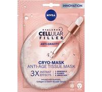Nivea Mascarilla facial de tejido Hyaluron Cellular Filler – Ácido hialurónico + contorno – 1 unidad