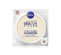 NIVEA Hyaluron Filler Cushion Anti Edad SPF15 Ácido Hialurónico 15g Medium Dark