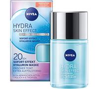NIVEA Hydra Skin Effect 20 Seconds, máscara hialurónica de efecto instantáneo, 100 ml, máscara facial para preparar la crema de día y de noche, máscara con hialurónico puro [HA], 100 ml (paquete de 1)