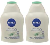 Nivea - Intimo natural fresh, loción de higiene intima, 250ml (Paquete de 2)