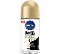 NIVEA Invisible Black & White Silky Smooth - Desodorante en roll-on (6 unidades, 50 ml)