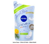 Nivea Japan - Angel Skin Body Wash Acne Clear - Citrus & Herb - 350ml Refill