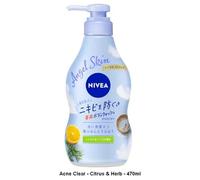 Nivea Japan - Angel Skin Body Wash Acne Clear - Citrus & Herb - 470ml