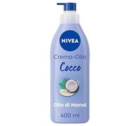 NIVEA Kokosöl-Creme & Monoi-Öl 400 ml, Feuchtigkeitscreme 48h, parfümierte Körpercreme mit Monoi-Öl und Kokosnuss-Duft, feuchtkeitsspendende Körpercreme für samtige, trockene Haut