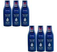 Nivea Leche Corporal Rica 6 X 250ML 5EN1 Loción Corporal Contra Piel Seca