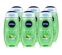 Nivea Limongrass & Oil - Ducha de cuidado (6 unidades de 250 ml)