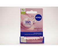 Nivea Lip Balm Care Pearly Shine 4.8g | Pearl & Shine Silk Extract x 3 Packs by Nivea