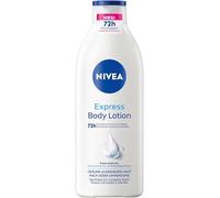 NIVEA Loción corporal Express, loción corporal de absorción extra rápida, crema corporal con hialurón puro, minerales marinos y suero NIVEA Deep Care (400 ml)