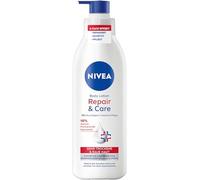 NIVEA Loción corporal Repair & Care, 250 ml | Hidratación corporal con glicerina, provitamina B5 y niacinamida, 72 horas de hidratación para piel muy seca y áspera