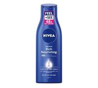 Nivea Loción corporal Rich Nourishing 5 en 1, 48 h, hidratación intensa, 400 ml